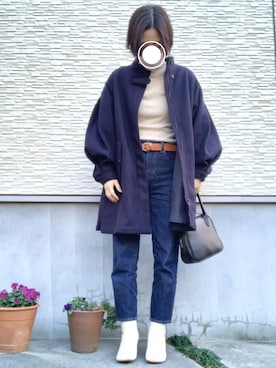 nariさん（レディース・160cm）の冬コーディネート