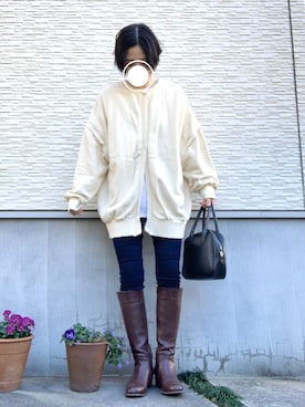 nariさん(レディース・160cm)の冬コーディネート