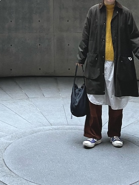 「BEAMS BOY（ビームスボーイ）のアイテム（その他アウター）」を使った、yukaさん（レディース・164cm）の冬コーディネート