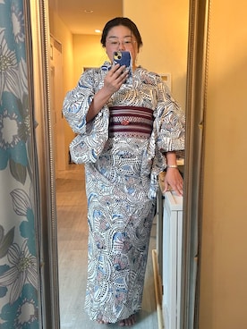 「アイテム（水着/着物・浴衣）」を使った、Jemさん（レディース・156cm）の夏コーディネート