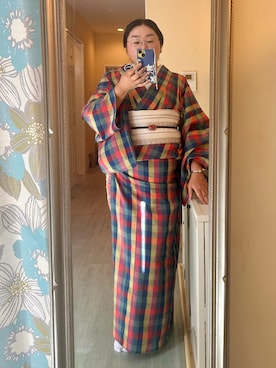 「アイテム（水着/着物・浴衣）」を使った、Jemさん（レディース・156cm）の夏コーディネート