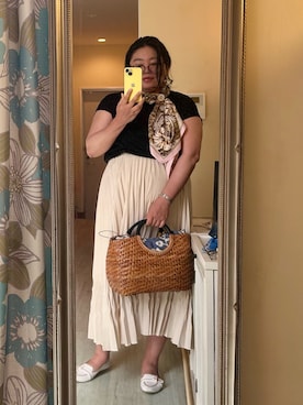 「GLOBAL WORK（グローバルワーク）のアイテム（シューズ）」を使った、Jemさん（レディース・156cm）の春コーディネート