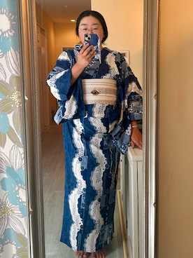 「アイテム（水着/着物・浴衣）」を使った、Jemさん（レディース・156cm・40代）の夏コーディネート