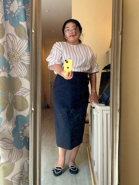 「GLOBAL WORK（グローバルワーク）のアイテム（シューズ）」を使った、Jemさん（レディース・156cm）の春コーディネート