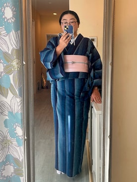 「アイテム（水着/着物・浴衣）」を使った、Jemさん（レディース・156cm）の夏コーディネート