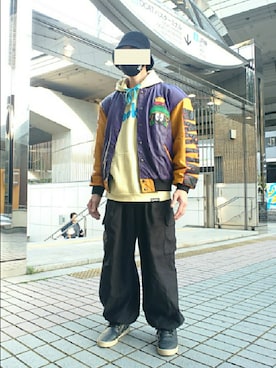 「clear（クリア）のアイテム」を使った、たっくんさん（メンズ・176cm）の春コーディネート
