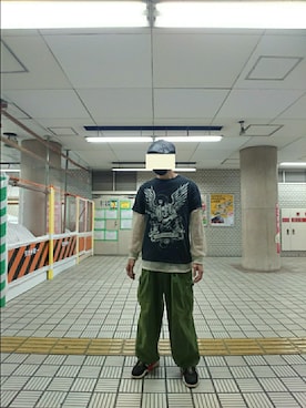「clear（クリア）のアイテム」を使った、たっくんさん（メンズ・176cm）の夏コーディネート