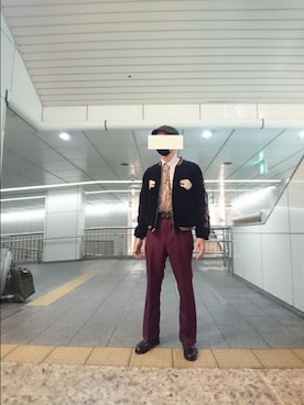 「ランチャーパンツ」｜たっくんさん（メンズ・176cm）の秋コーディネート