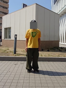 「HUMAN MADE（ヒューマンメード）のアイテム」を使った、たっくんさん（メンズ・176cm）の夏コーディネート