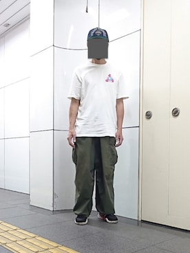 「アイテム（Tシャツ/カットソー）」を使った、たっくんさん（メンズ・176cm）の夏コーディネート