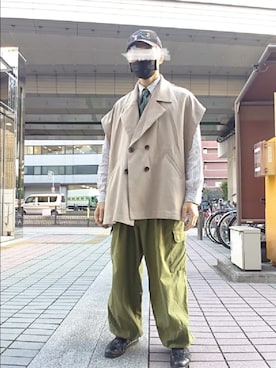 「apres jour mignon（アプレジュールミニョン）のアイテム」を使った、たっくんさん（メンズ・176cm）の秋コーディネート