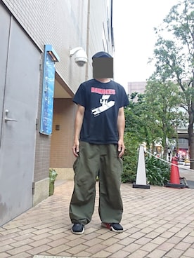 「アイテム（ハンチング/ベレー帽）」を使った、たっくんさん（メンズ・176cm）の夏コーディネート