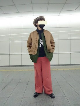 「Ungrid（アングリッド）のアイテム（ジャケット/アウター）」を使った、たっくんさん（メンズ・176cm）の冬コーディネート