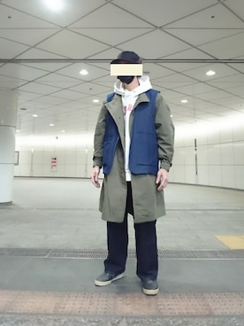 「Uiscel（ユイセル）のアイテム」を使った、たっくんさん（メンズ・176cm）の冬コーディネート