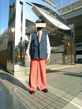 「Uiscel（ユイセル）のアイテム」を使った、たっくんさん（メンズ・176cm）の春コーディネート