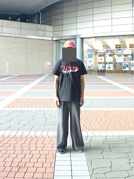 「アイテム（トップス）」を使った、たっくんさん（メンズ・176cm）の夏コーディネート