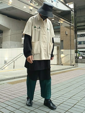 「jouetie（ジュエティ）のアイテム」を使った、たっくんさん（メンズ・176cm）の春コーディネート