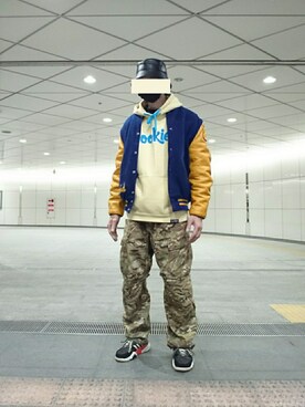 「アレキサンダーワン×アディダス」｜「アイテム（ジャケット/アウター）」を使った、たっくんさん（メンズ・176cm）の春コーディネート