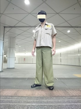 「BEAMS」｜「アイテム（ハンチング/ベレー帽）」を使った、たっくんさん（メンズ・176cm）の秋コーディネート