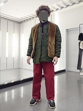 「アレキサンダーワン×アディダス」｜「アイテム（ジャケット/アウター）」を使った、たっくんさん（メンズ・176cm）の冬コーディネート