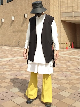 「Green　Parks（グリーンパークス）のアイテム」を使った、たっくんさん（メンズ・176cm）の春コーディネート