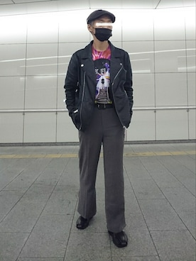 「pinkfloyd」｜たっくんさん（メンズ・176cm）の秋コーディネート
