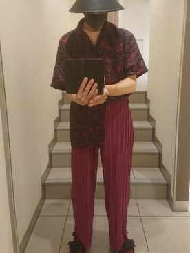 「Lui's（ルイス）のアイテム（シューズ）」を使った、たっくんさん（メンズ・176cm）の夏コーディネート