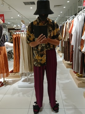 「Lui's（ルイス）のアイテム（シューズ）」を使った、たっくんさん（メンズ・176cm）の夏コーディネート