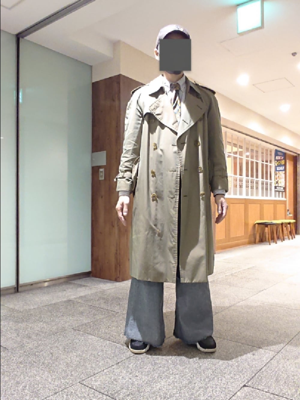 トレンチコートを使った「ポロラルフローレン」のメンズ人気