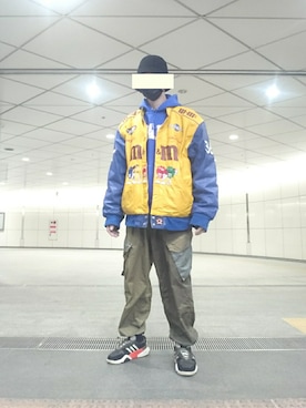 「clear（クリア）のアイテム」を使った、たっくんさん（メンズ・176cm）の春コーディネート