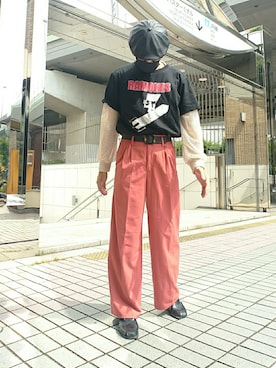 「clear（クリア）のアイテム」を使った、たっくんさん（メンズ・176cm）の夏コーディネート