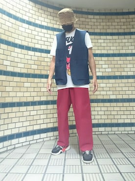 「Uiscel（ユイセル）のアイテム」を使った、たっくんさん（メンズ・176cm）の夏コーディネート