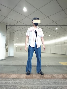 「BeAMS DOT（ビームスドット）のアイテム」を使った、たっくんさん（メンズ・176cm）の夏コーディネート