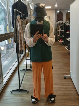 「clear（クリア）のアイテム」を使った、たっくんさん（メンズ・176cm）の秋コーディネート