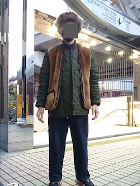 「アレキサンダーワン×アディダス」｜「アイテム（ジャケット/アウター）」を使った、たっくんさん（メンズ・176cm）の冬コーディネート