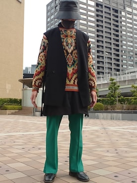 「RETRO GIRL（レトロガール）のアイテム」を使った、たっくんさん（メンズ・176cm）の春コーディネート