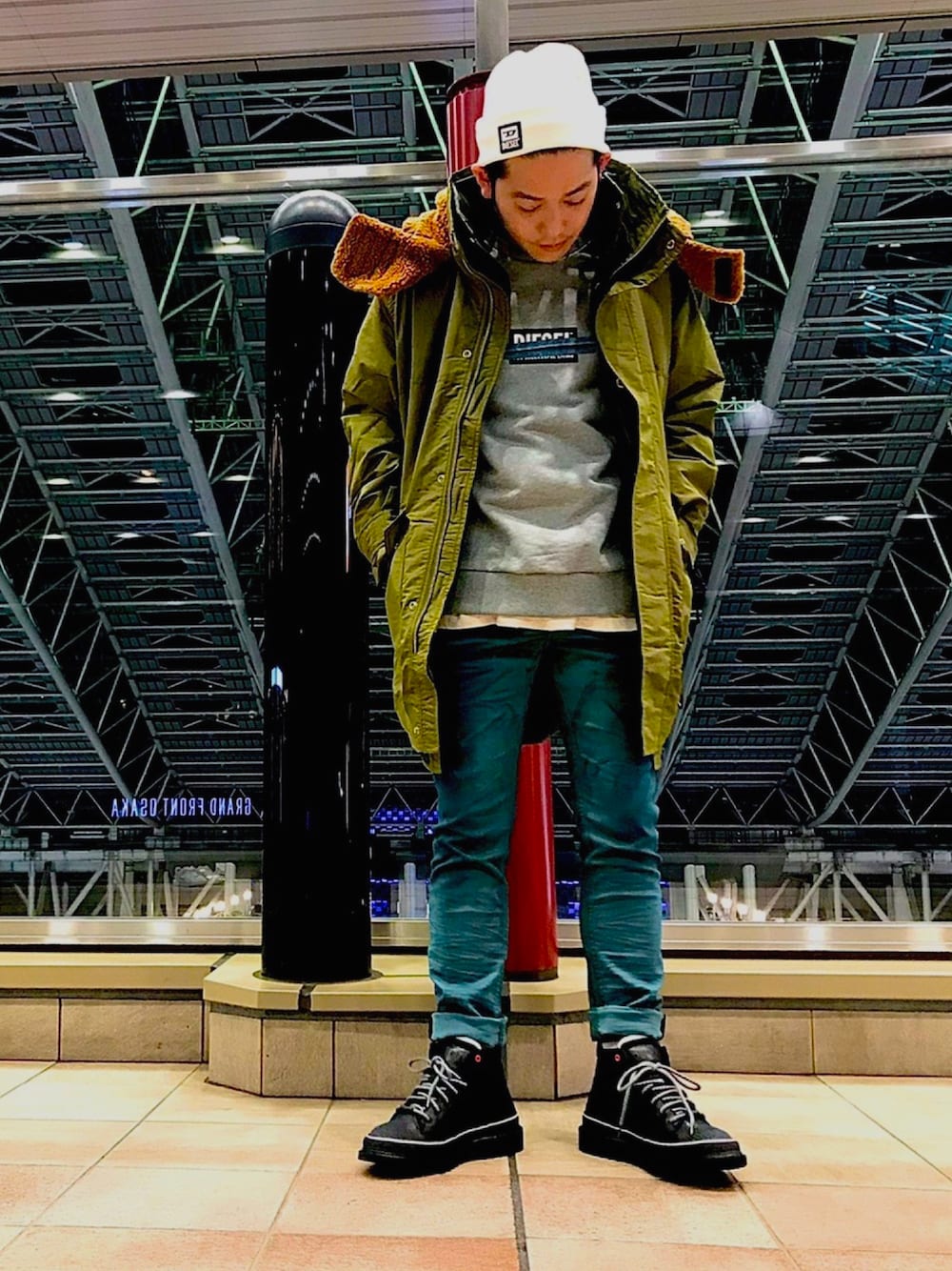 DIESEL（ディーゼル）の「メンズ スウェット ボックス ロゴ