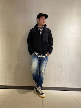 「DIESEL（ディーゼル）のアイテム（シャツ/ブラウス）」を使った、Ko-ta-さん（メンズ・171cm）の秋コーディネート
