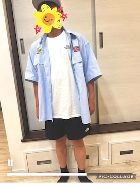 「アイテム（Tシャツ/カットソー）」を使った、haruさん（メンズ・160cm）の秋コーディネート