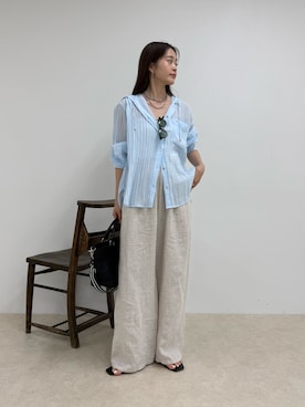「fredy emue（フレディエミュ）のアイテム」を使った、miuraさん（レディース・160cm）の春コーディネート