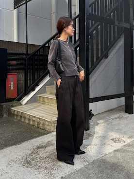 「アイテム（チノパンツ）」を使った、miuraさん（レディース・160cm）の秋コーディネート