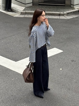 「アイテム（パンプス）」を使った、miuraさん（レディース・160cm）の夏コーディネート