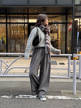 「おでかけコーデ」｜miuraさん（レディース・160cm）の冬コーディネート