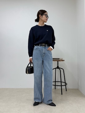 「ニットコーデ」｜miuraさん（レディース・160cm）の秋コーディネート