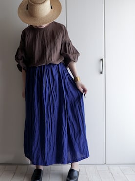 「accessoriesMAU」｜toccoさん（レディース・160cm）の冬コーディネート