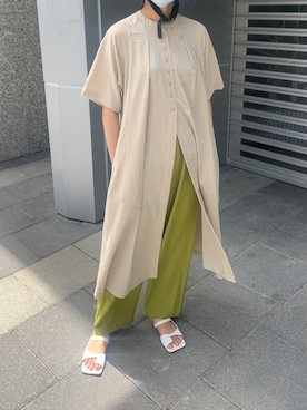 YUKIさんの「【CLANE(クラネ)】ベーシックタックパンツ/BASIC TUCK PT/10110-7102」を使ったコーディネート