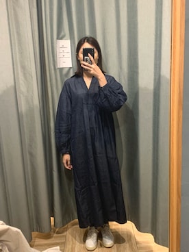 「はじめましてコーデ」｜「アイテム（ワンピース/ドレス）」を使った、YUKIさん（レディース・165cm）の春コーディネート