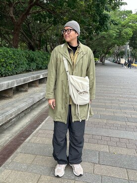「plain-me（プレインミー）のアイテム（ジャケット/アウター）」を使った、Tim さん（メンズ・179cm）の春コーディネート