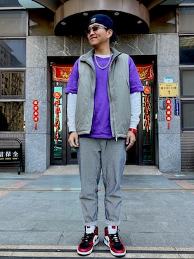 「Jordan」｜「アイテム（ジャケット/アウター）」を使った、Tim さん（メンズ・179cm）の冬コーディネート