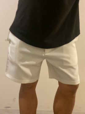 「CALEE（キャリー）のアイテム（パンツ）」を使った、飛車角さん（メンズ・180cm）の夏コーディネート